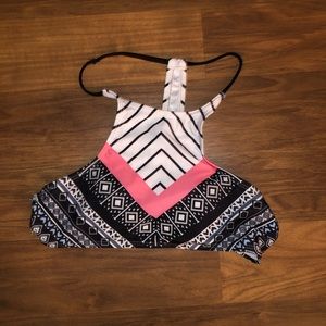 T-back swim top